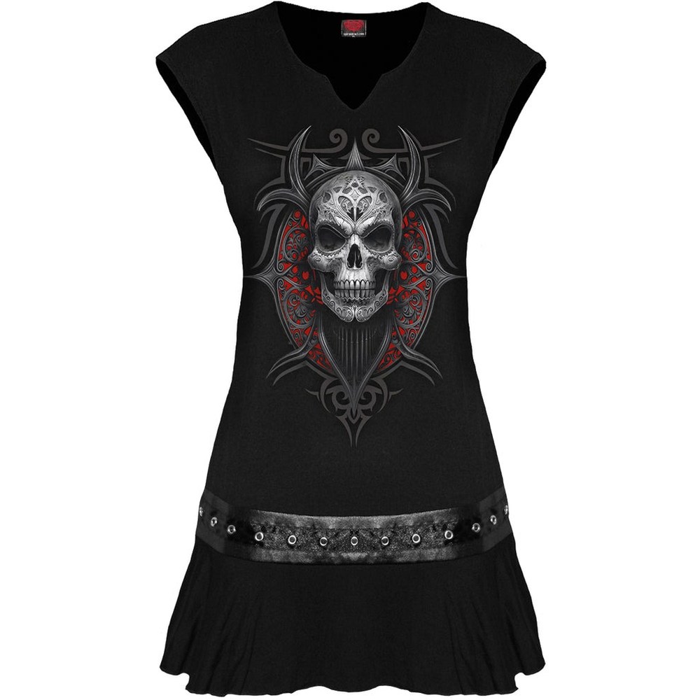 Spiral - High Priestess Korte jurk - Zwart